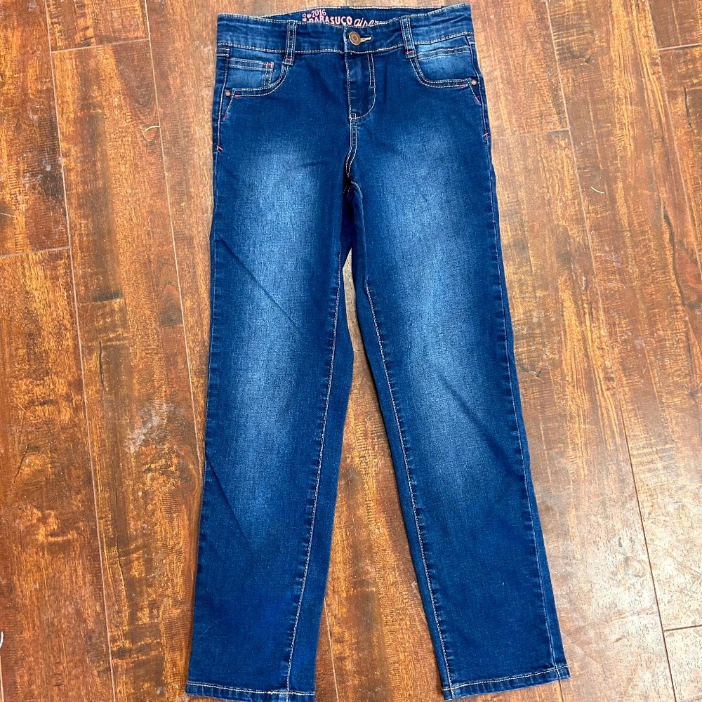 Parasuco youth 12 medium wash straight leg jeans